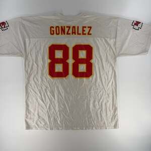 0741 2XL Vintage Kansas City Chiefs Tony Gonzalez #88 NFL Players Football Jerse